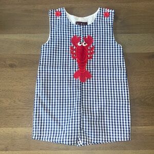 Lil Cactus Lobster Shortalls 3-6 months